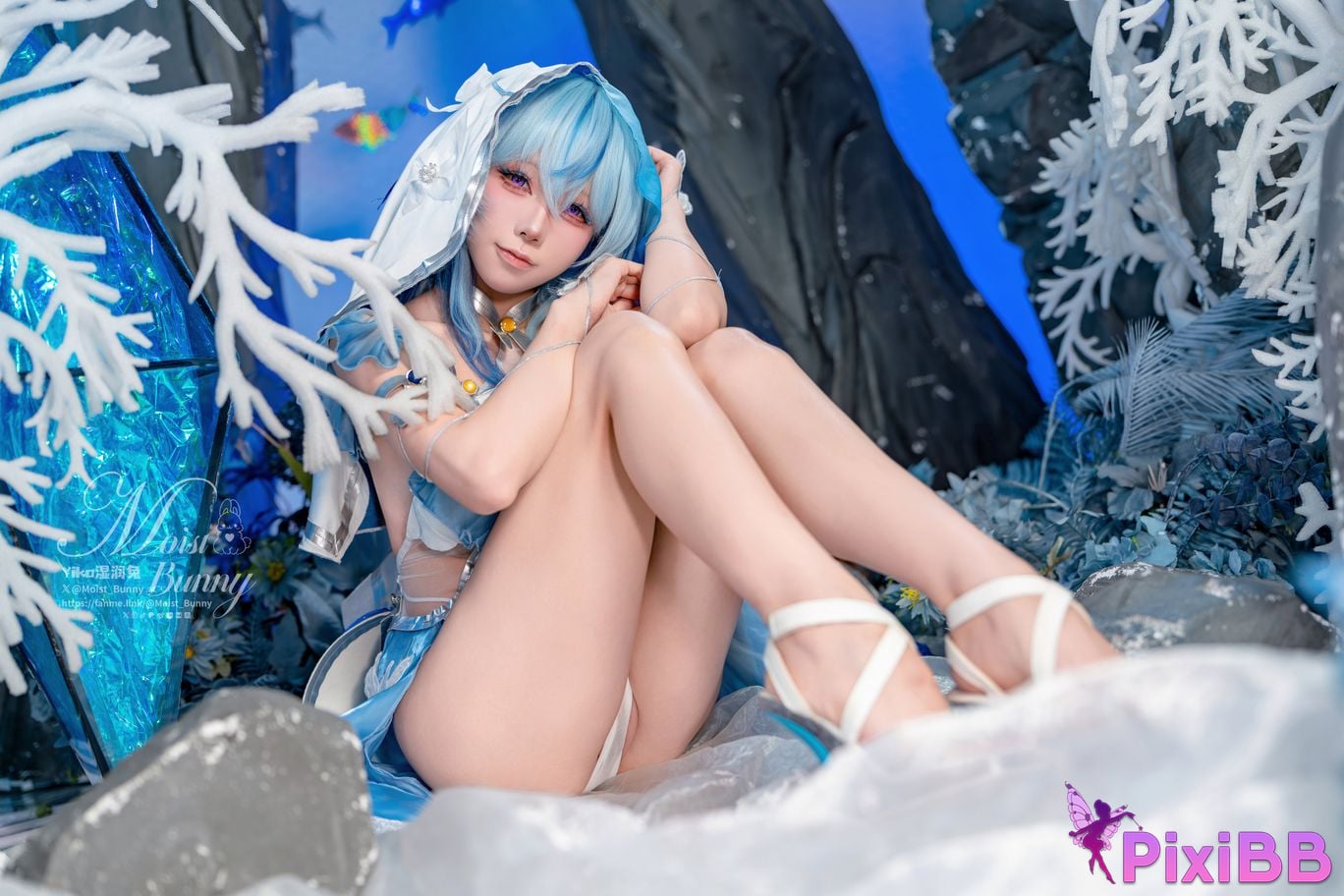 Cosplayer Sticky Dumpling Rabbit 11 monthly works Shorekeeper PixiBB.COM 037