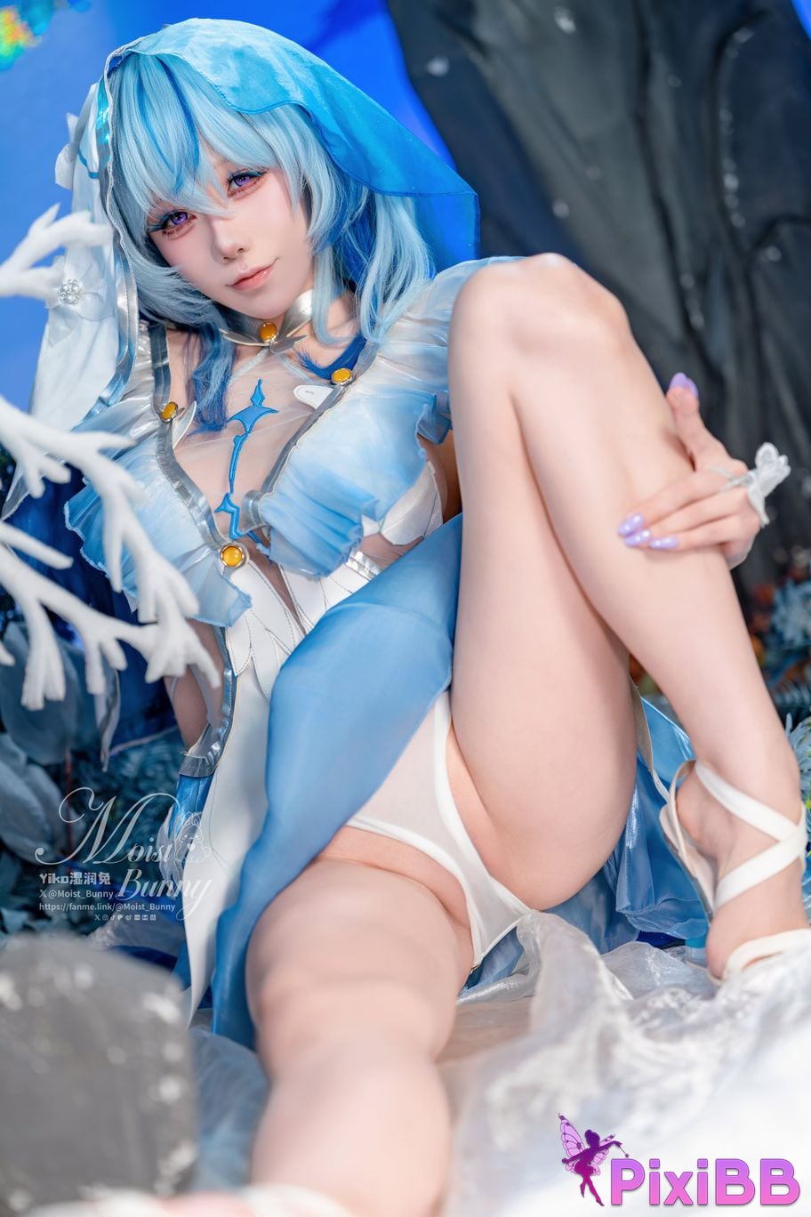 Cosplayer Sticky Dumpling Rabbit 11 monthly works Shorekeeper PixiBB.COM 039