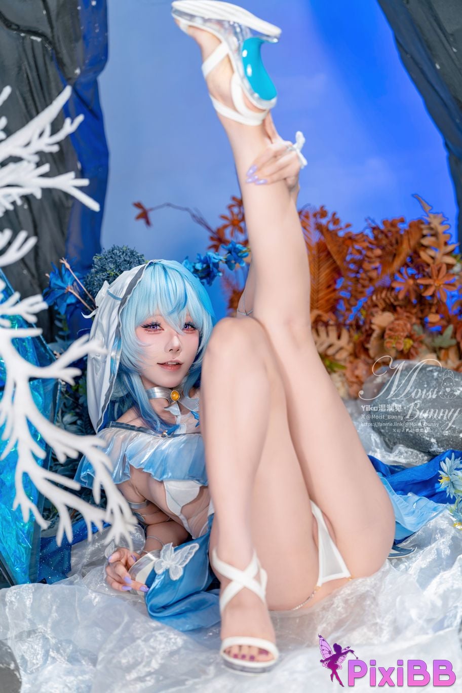 Cosplayer Sticky Dumpling Rabbit 11 monthly works Shorekeeper PixiBB.COM 043