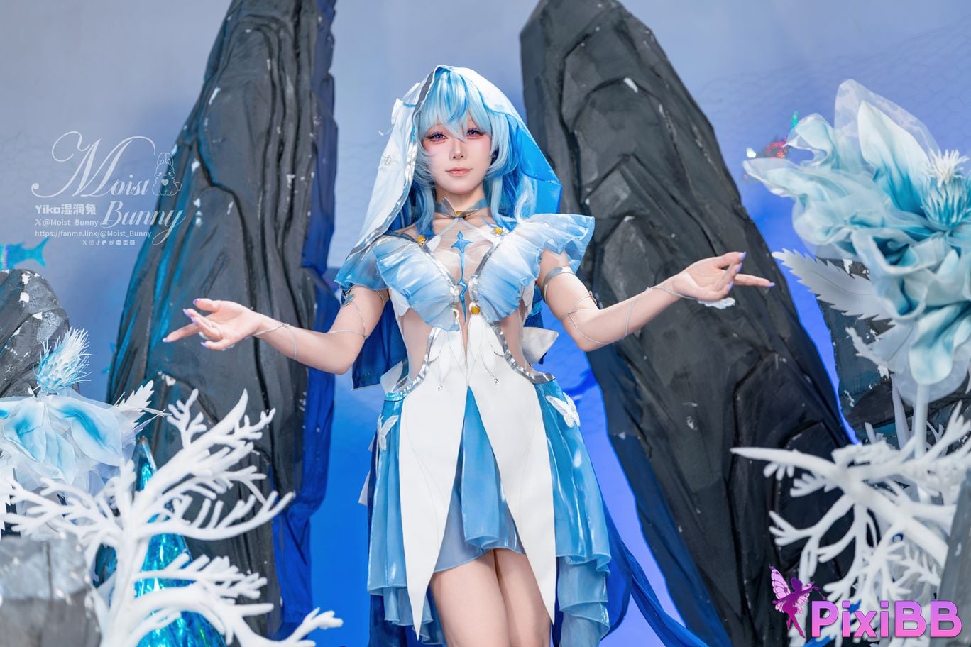 Cosplayer Sticky Dumpling Rabbit 11 monthly works Shorekeeper PixiBB.COM 044