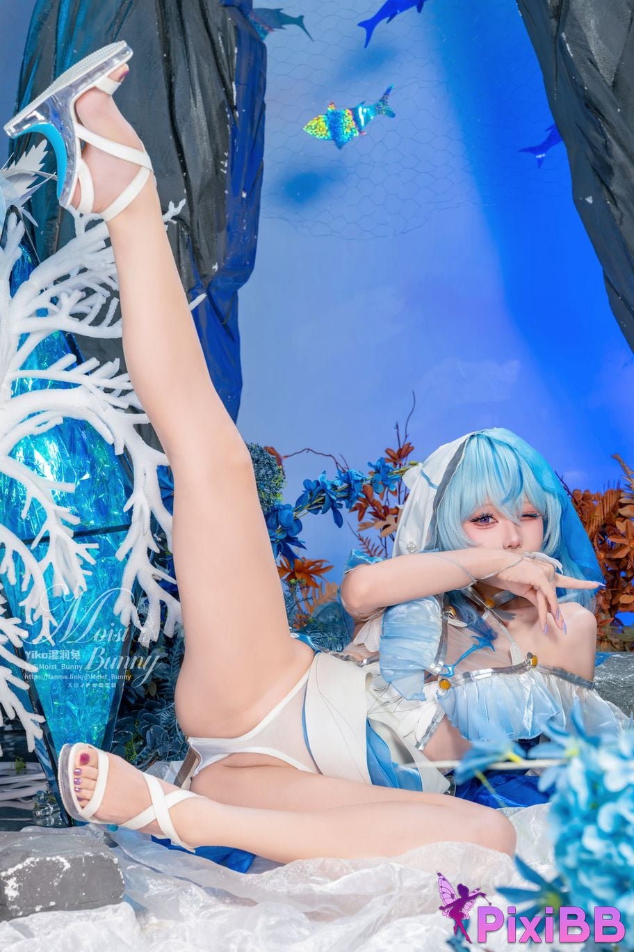 Cosplayer Sticky Dumpling Rabbit 11 monthly works Shorekeeper PixiBB.COM 052