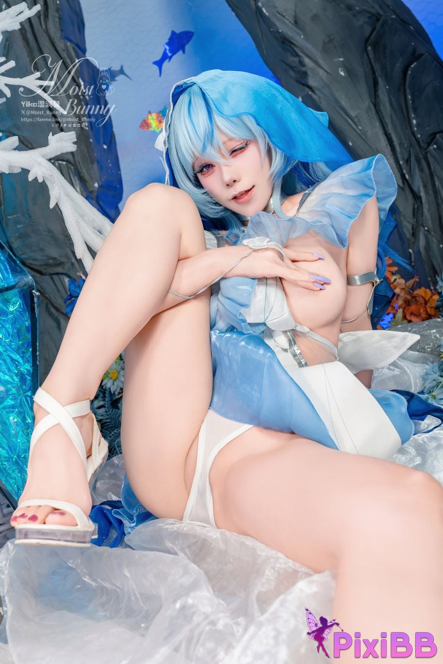 Cosplayer Sticky Dumpling Rabbit 11 monthly works Shorekeeper PixiBB.COM 054