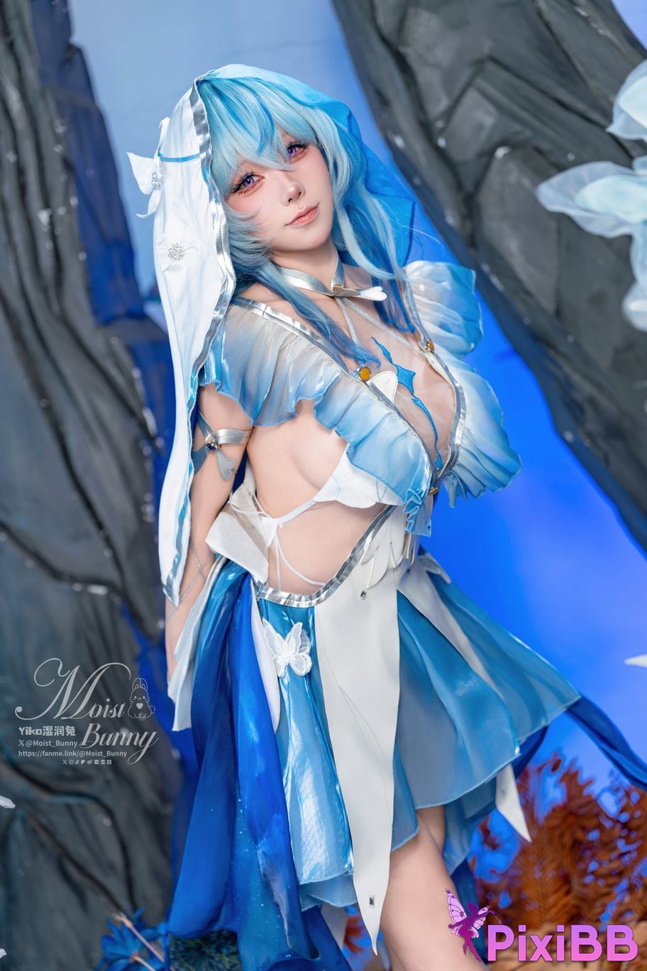 Cosplayer Sticky Dumpling Rabbit 11 monthly works Shorekeeper PixiBB.COM 077