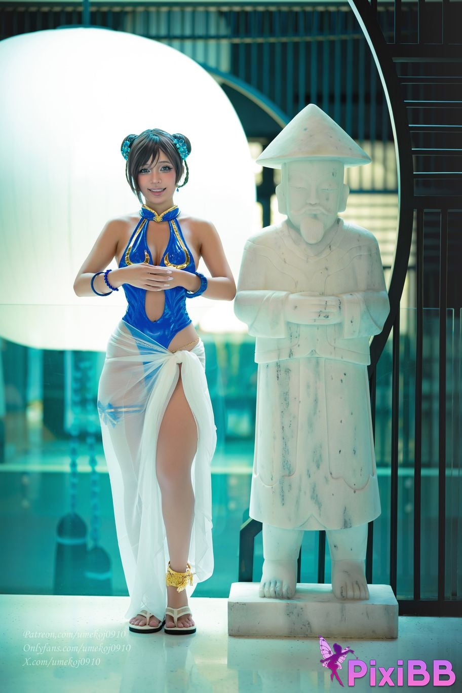 Umeko J Chun Li Outfit 4 (SF6) PixiBB.COM 32
