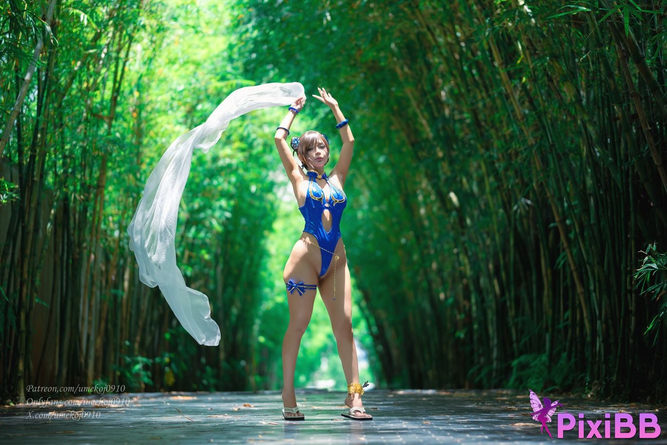 Umeko J Chun Li Outfit 4 (SF6) PixiBB.COM 39