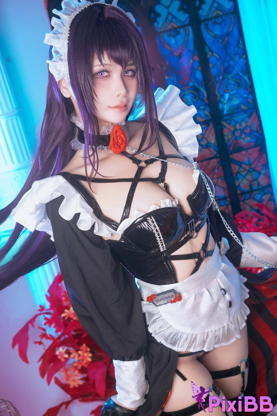 Cosplayer Pyon Mihara Memorial Cafe Nikke PixiBB.COM 004