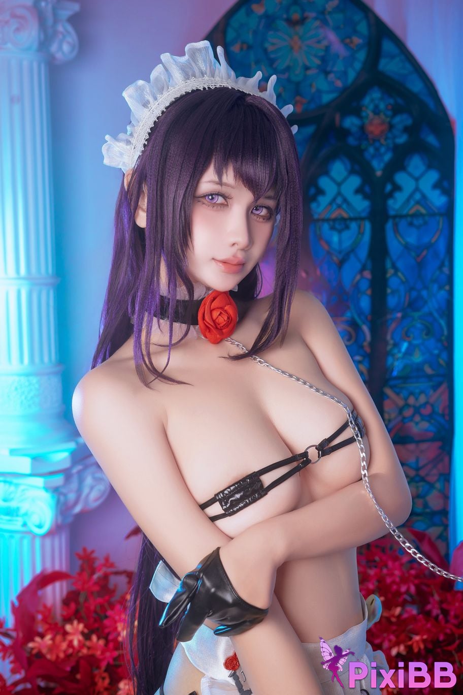 Cosplayer Pyon Mihara Memorial Cafe Nikke PixiBB.COM 010