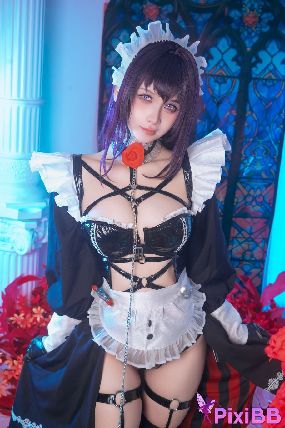 Cosplayer Pyon Mihara Memorial Cafe Nikke PixiBB.COM 023