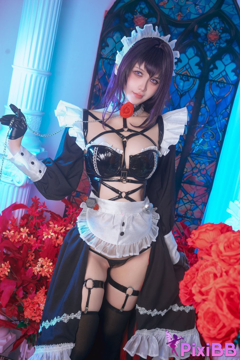 Cosplayer Pyon Mihara Memorial Cafe Nikke PixiBB.COM 034