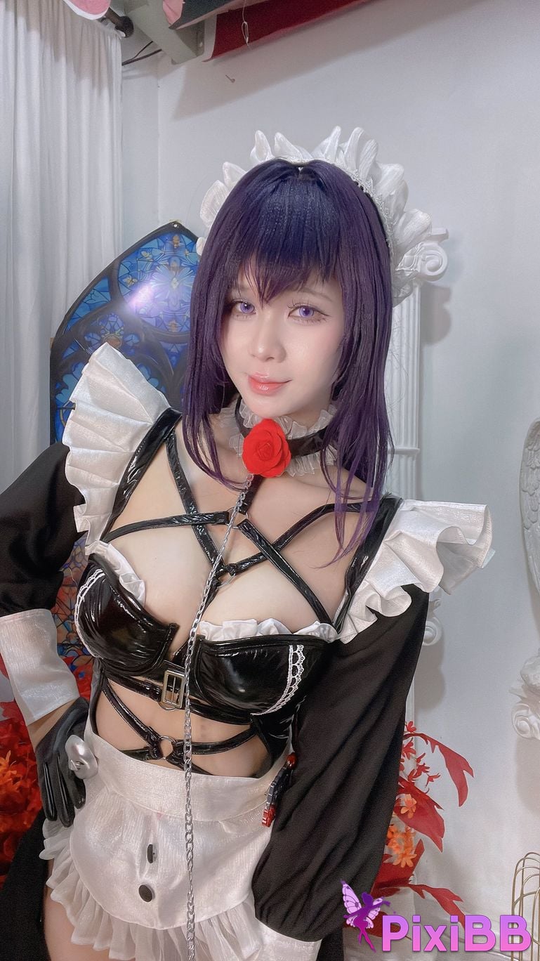 Cosplayer Pyon Mihara Memorial Cafe Nikke PixiBB.COM 036