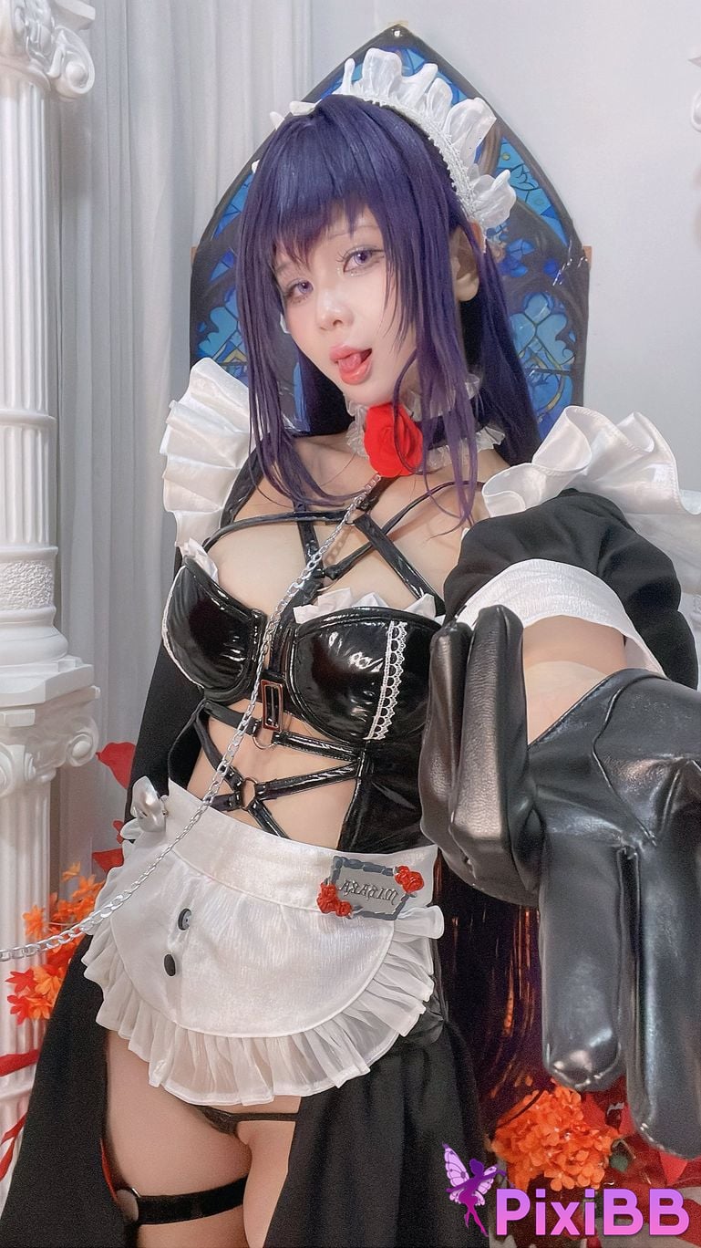 Cosplayer Pyon Mihara Memorial Cafe Nikke PixiBB.COM 046