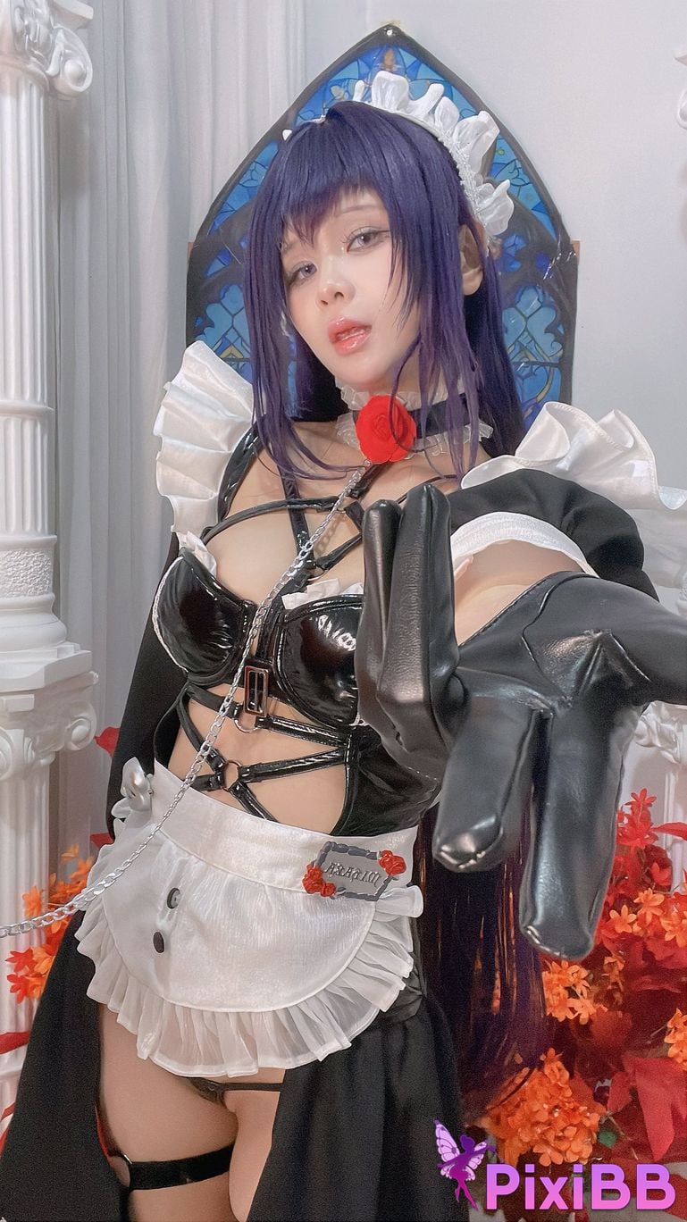 Cosplayer Pyon Mihara Memorial Cafe Nikke PixiBB.COM 047