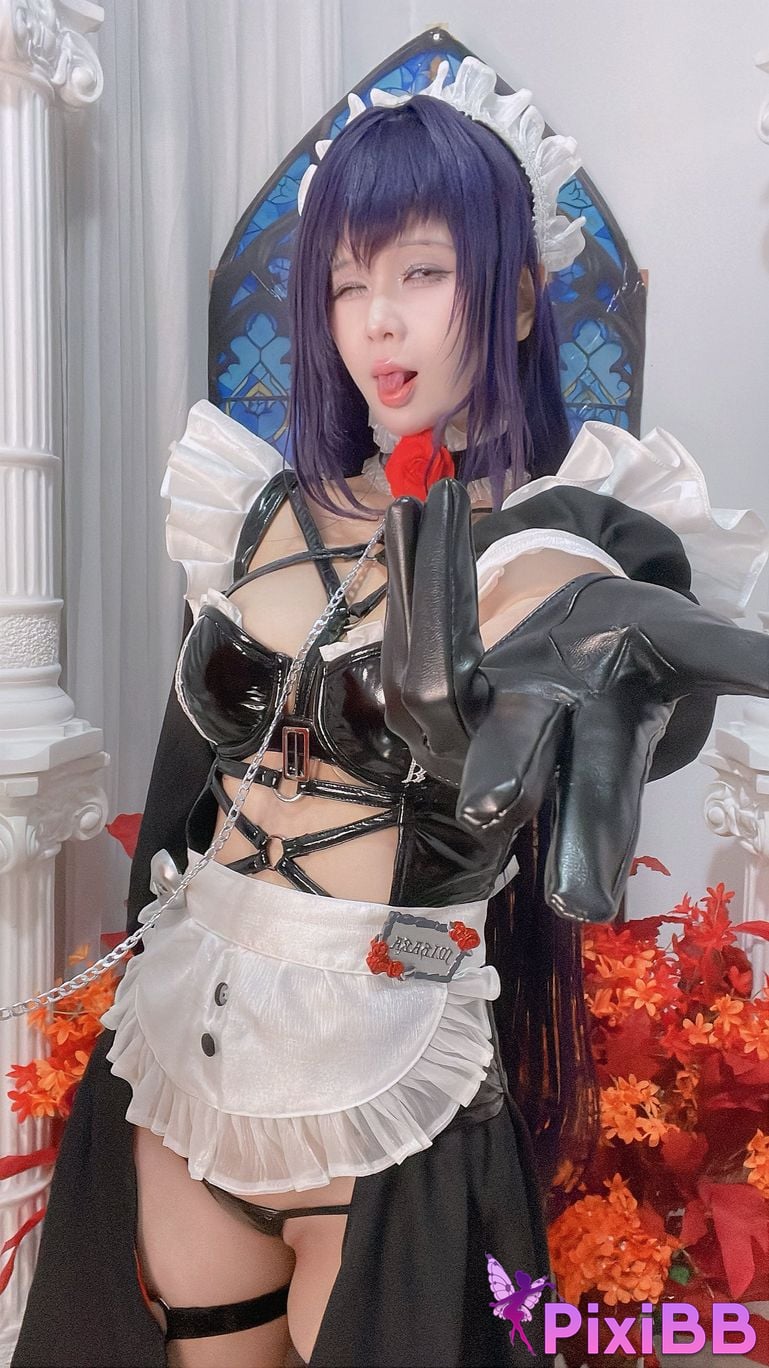 Cosplayer Pyon Mihara Memorial Cafe Nikke PixiBB.COM 048