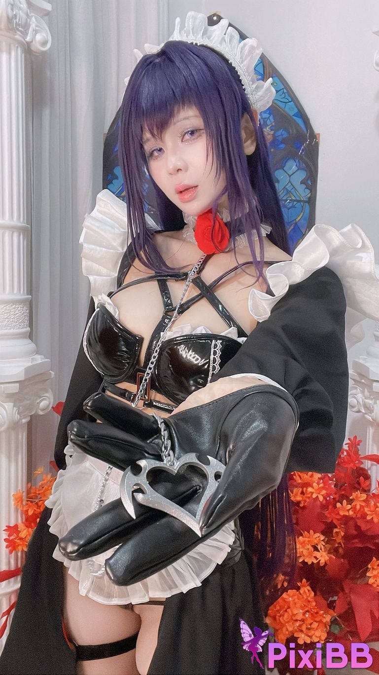 Cosplayer Pyon Mihara Memorial Cafe Nikke PixiBB.COM 049