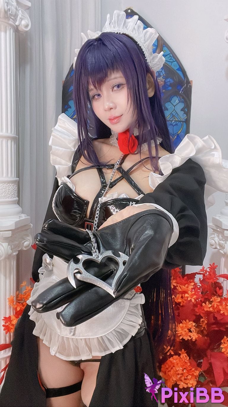 Cosplayer Pyon Mihara Memorial Cafe Nikke PixiBB.COM 050