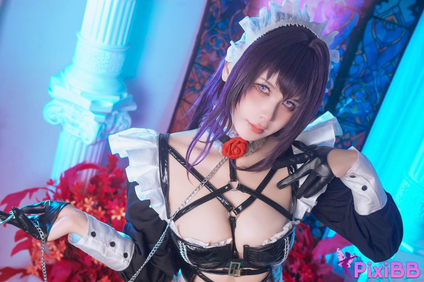 Cosplayer Pyon Mihara Memorial Cafe Nikke PixiBB.COM 064