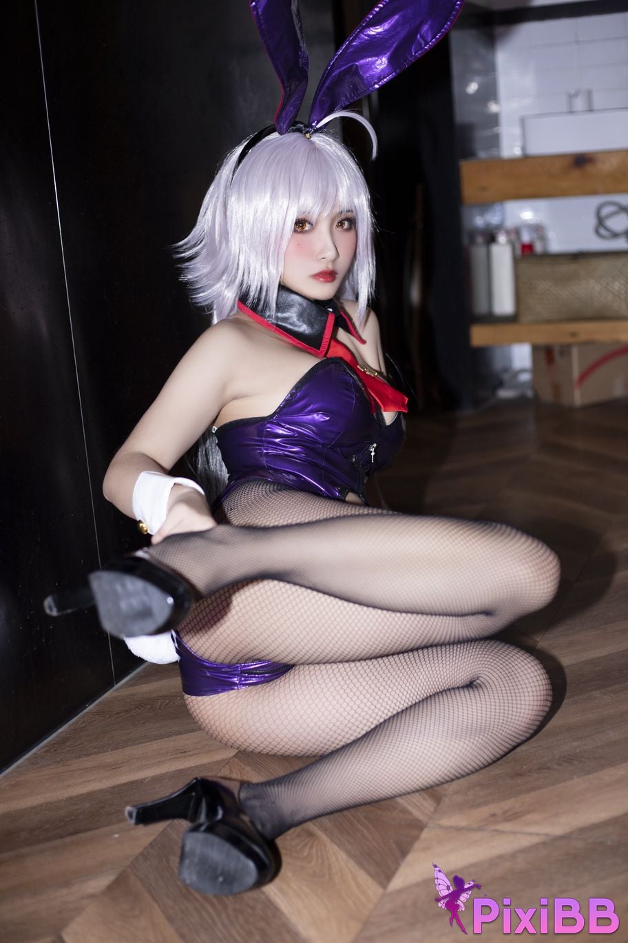 Cosplayer Luo Li LoLiSAMA FGO black rabbit PixiBB.COM 010