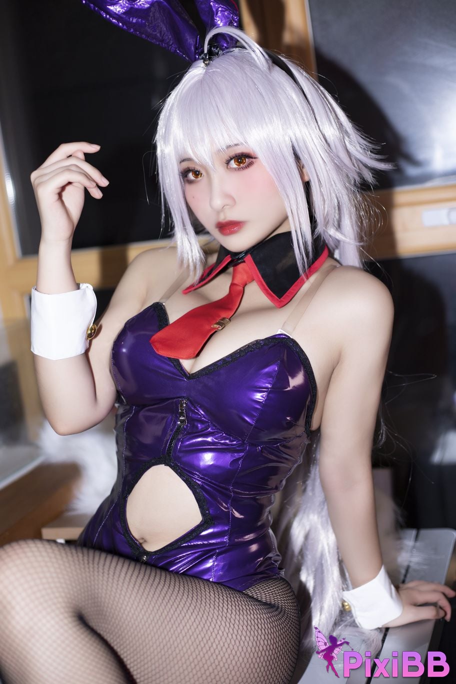 Cosplayer Luo Li LoLiSAMA FGO black rabbit PixiBB.COM 012
