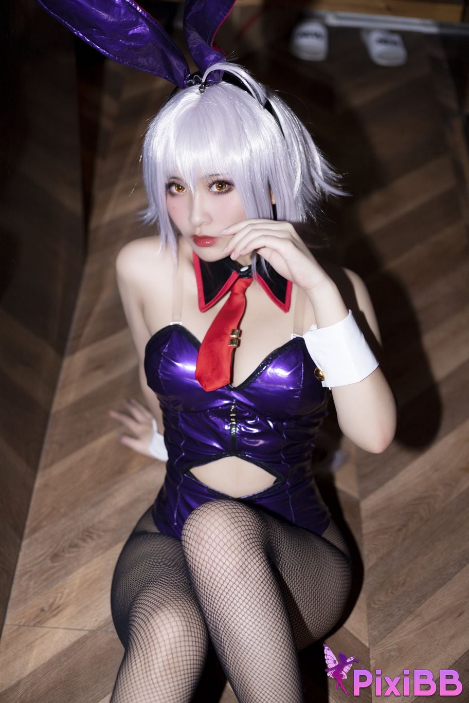 Cosplayer Luo Li LoLiSAMA FGO black rabbit PixiBB.COM 014