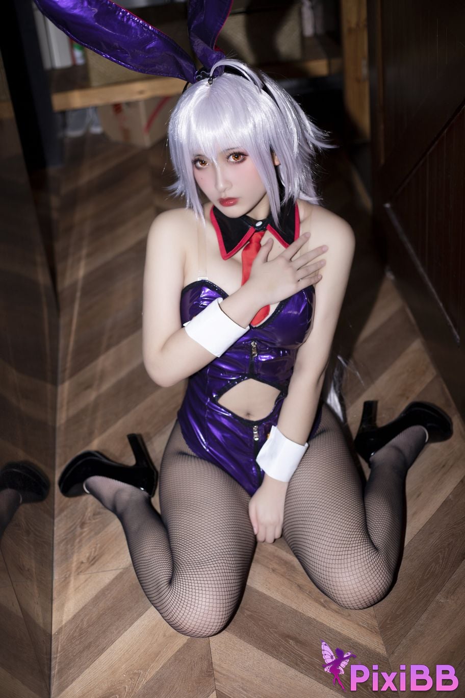 Cosplayer Luo Li LoLiSAMA FGO black rabbit PixiBB.COM 017