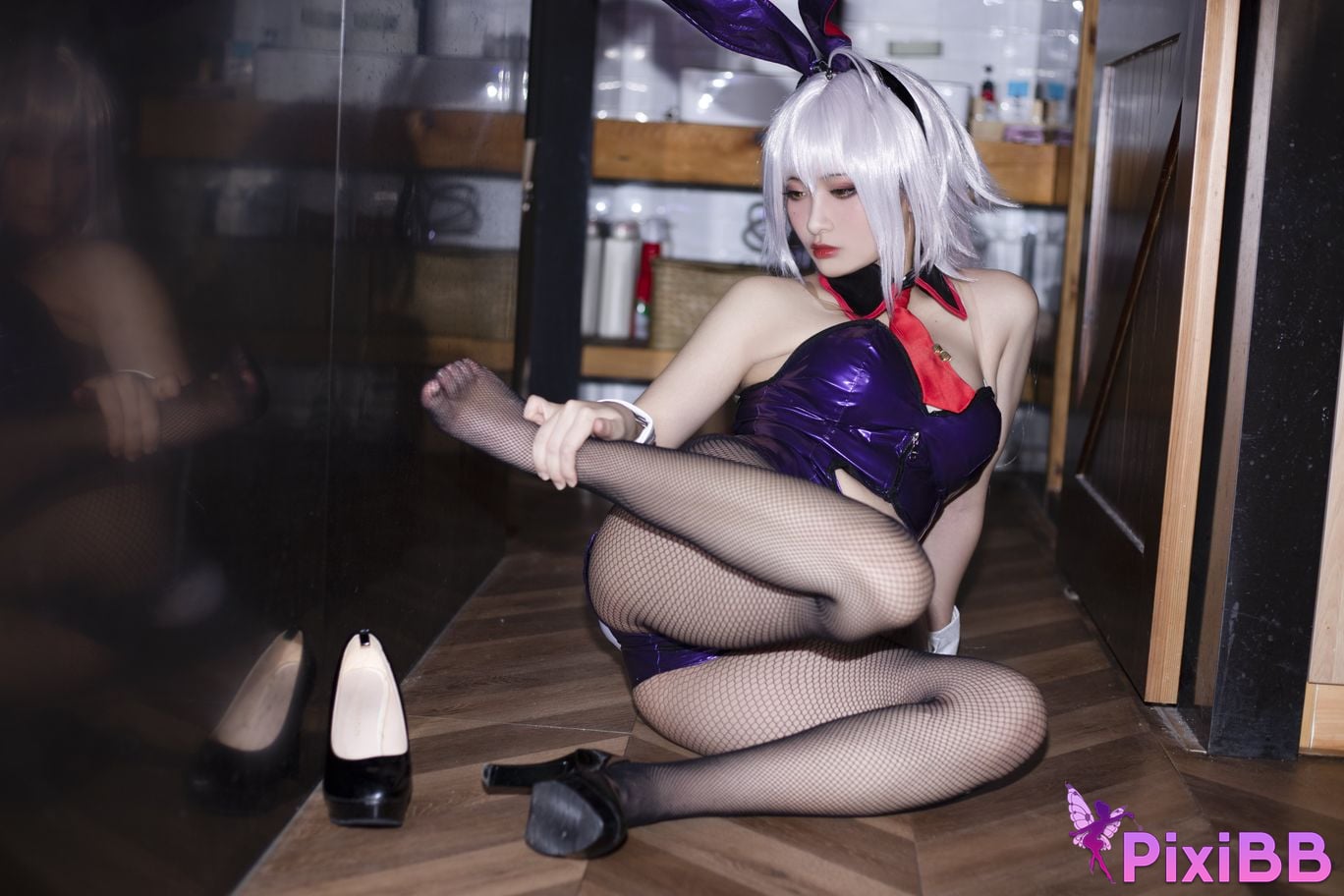 Cosplayer Luo Li LoLiSAMA FGO black rabbit PixiBB.COM 019