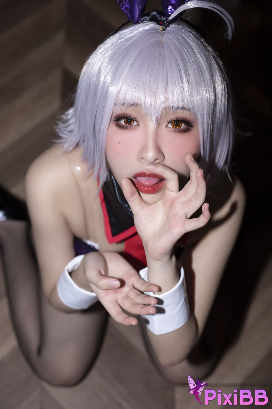 Cosplayer Luo Li LoLiSAMA FGO black rabbit PixiBB.COM 022