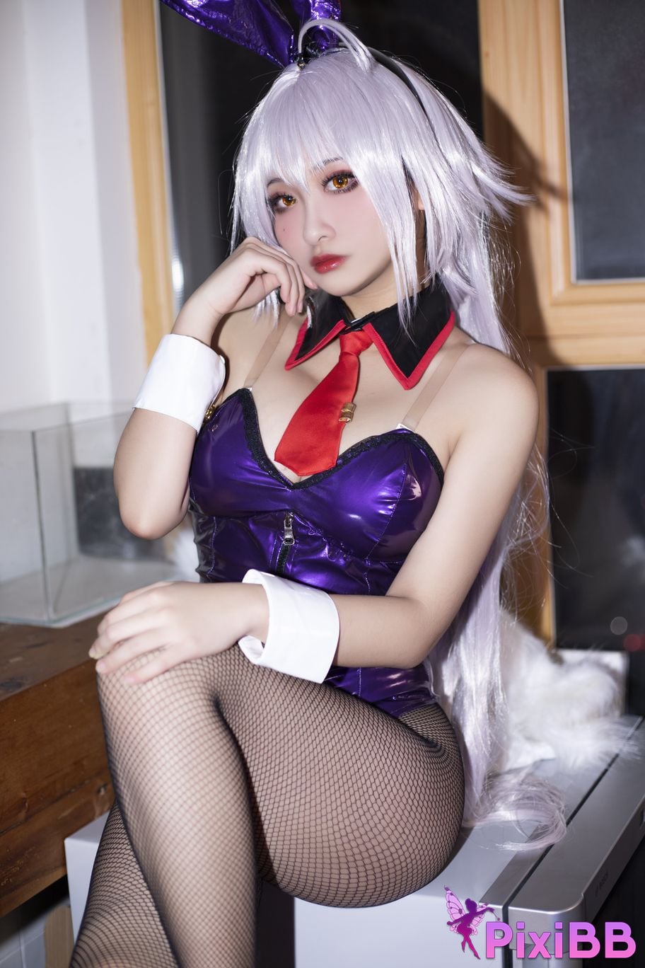 Cosplayer Luo Li LoLiSAMA FGO black rabbit PixiBB.COM 023