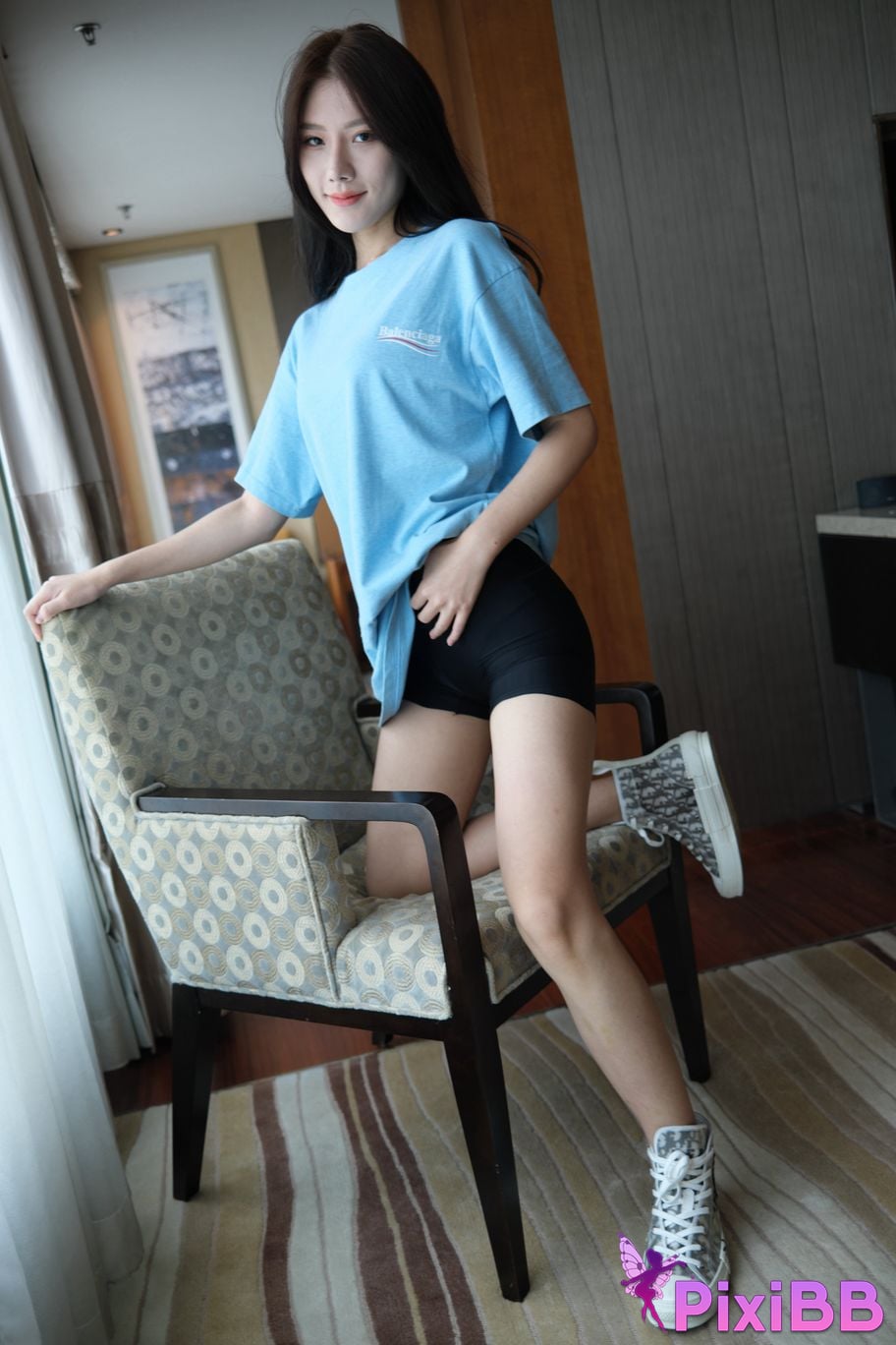 Private Photoshoot Duan Aichen R18 Xiwei agency model shooting in regular clothes PixiBB.COM 101