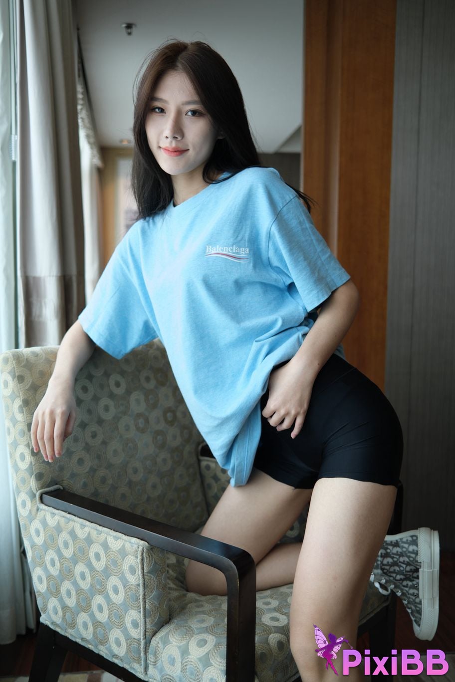 Private Photoshoot Duan Aichen R18 Xiwei agency model shooting in regular clothes PixiBB.COM 113