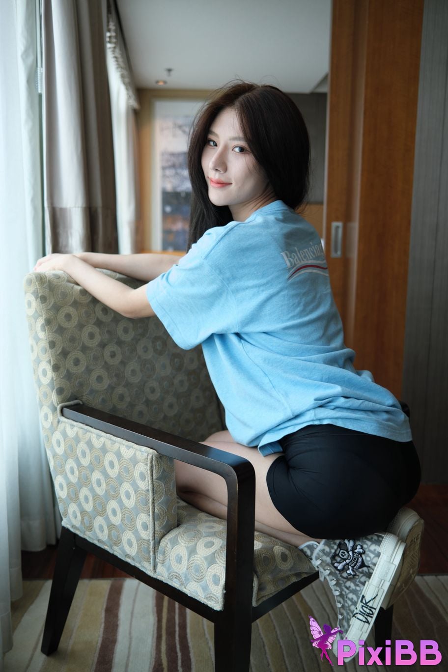 Private Photoshoot Duan Aichen R18 Xiwei agency model shooting in regular clothes PixiBB.COM 146