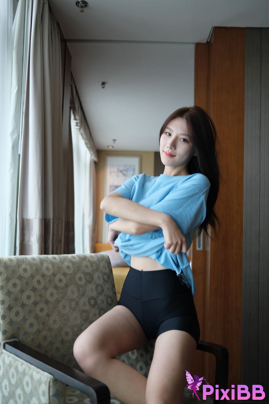 Private Photoshoot Duan Aichen R18 Xiwei agency model shooting in regular clothes PixiBB.COM 190