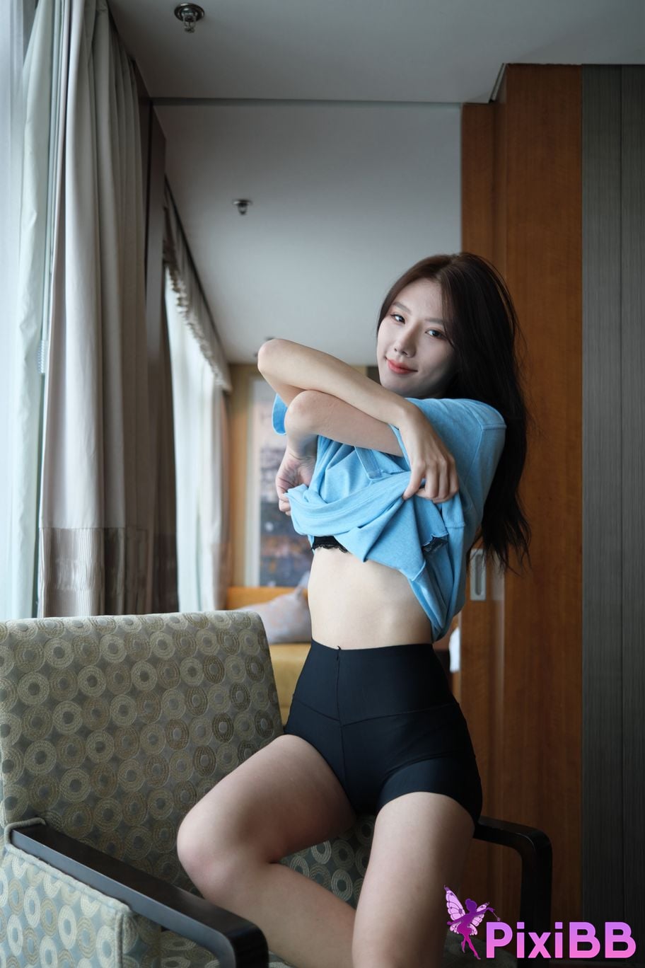 Private Photoshoot Duan Aichen R18 Xiwei agency model shooting in regular clothes PixiBB.COM 201