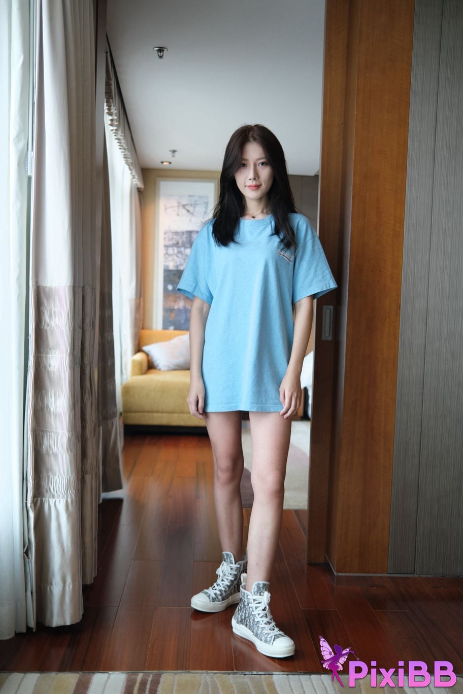 Private Photoshoot Duan Aichen R18 Xiwei agency model shooting in regular clothes PixiBB.COM 223