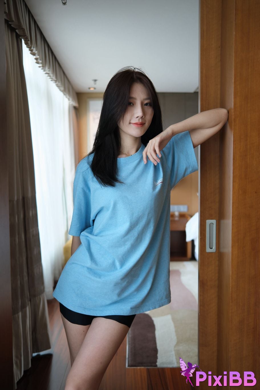 Private Photoshoot Duan Aichen R18 Xiwei agency model shooting in regular clothes PixiBB.COM 297