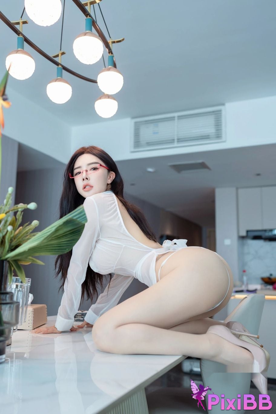 XR Uncensored Pan Siqin gentle lover white rose PixiBB.COM 037