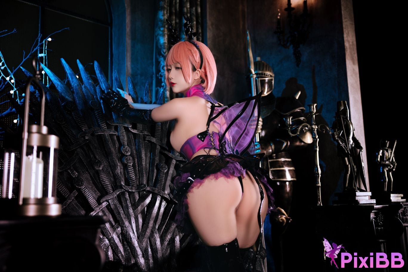 Cosplayer Hinajiao new succubus PixiBB.COM 034