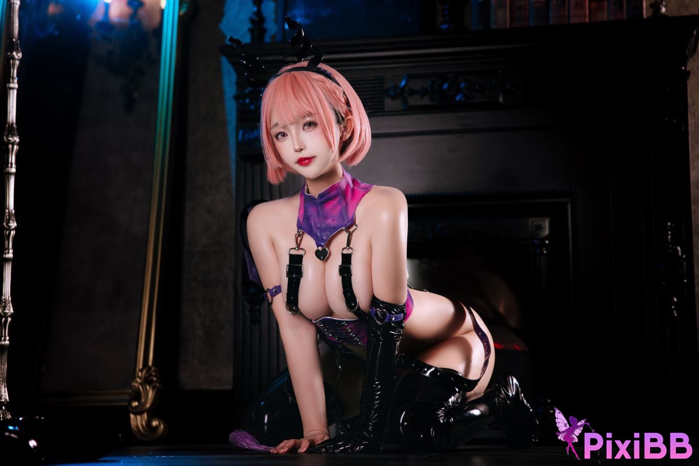 Cosplayer Hinajiao new succubus PixiBB.COM 036