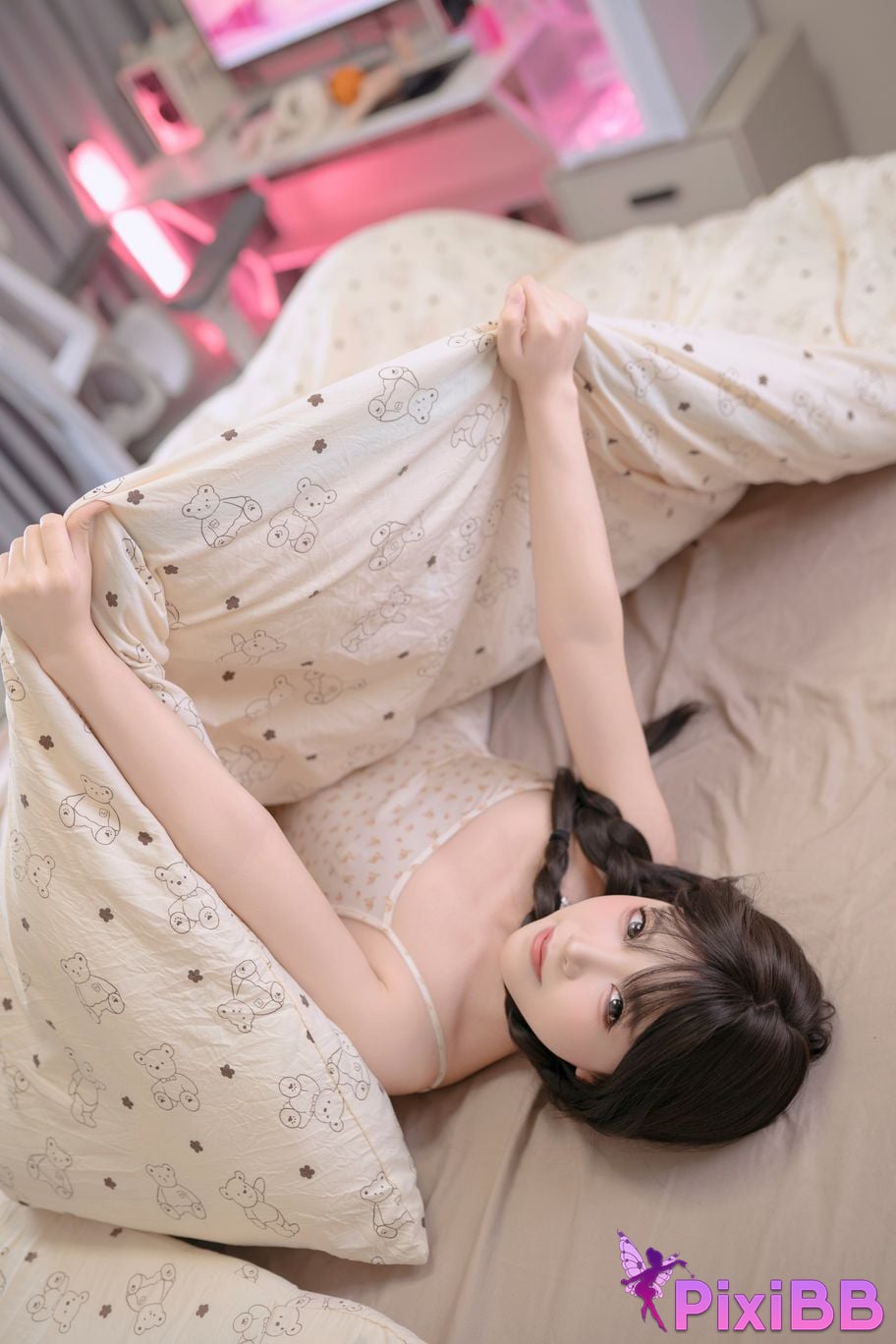 Cosplay Bangni Pink Morning PixiBB.COM 054