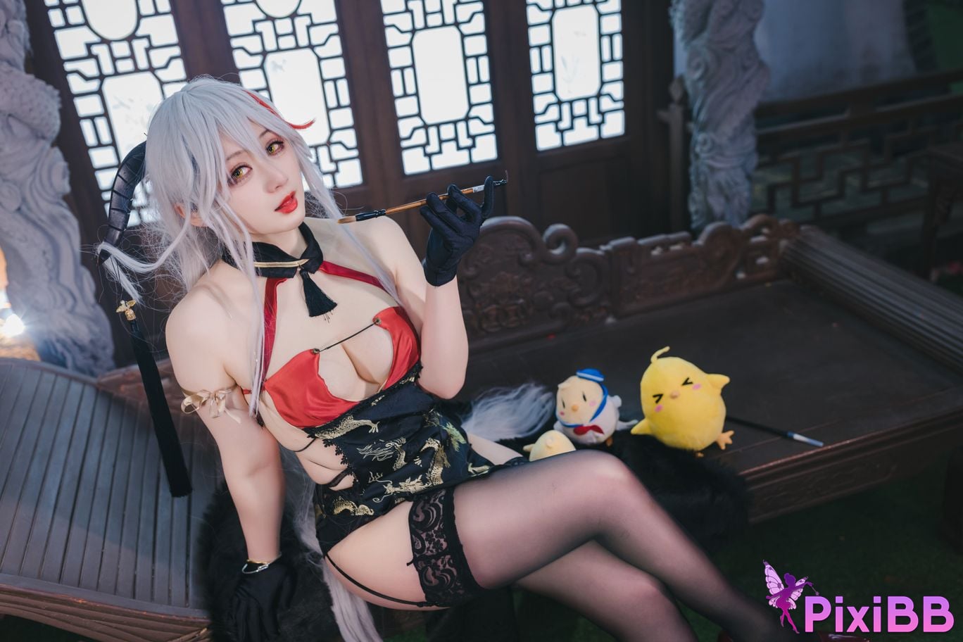 Cosplayer Zyra autumn azur lane Egil PixiBB.COM 005