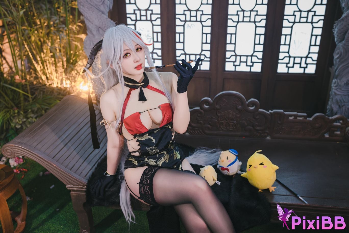 Cosplayer Zyra autumn azur lane Egil PixiBB.COM 006