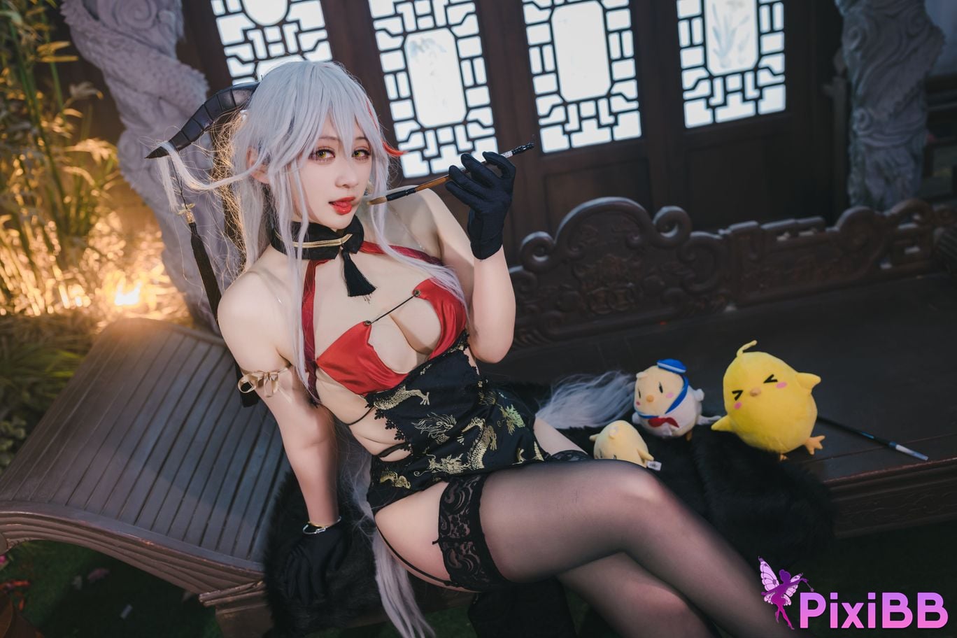 Cosplayer Zyra autumn azur lane Egil PixiBB.COM 007