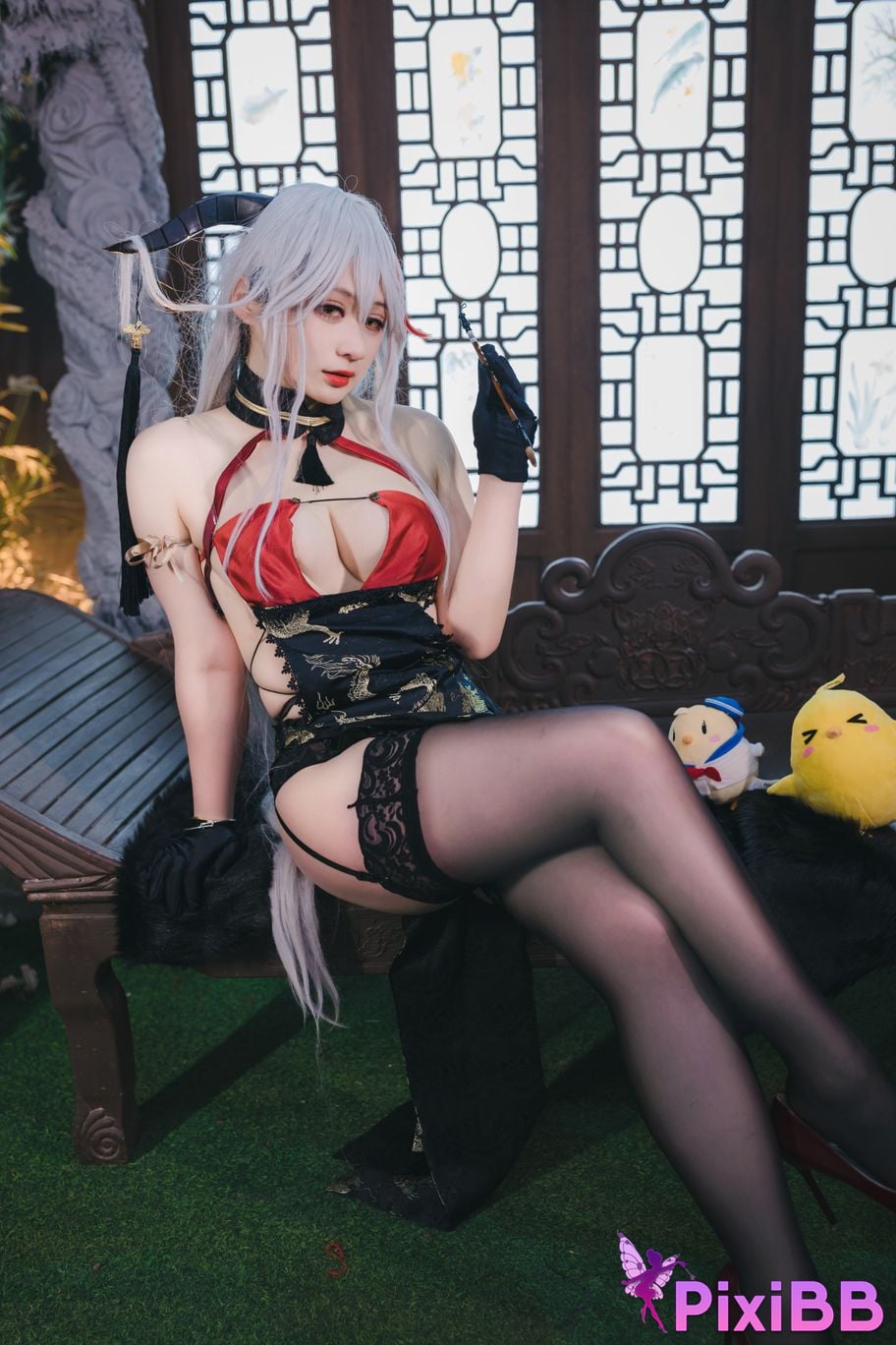 Cosplayer Zyra autumn azur lane Egil PixiBB.COM 008