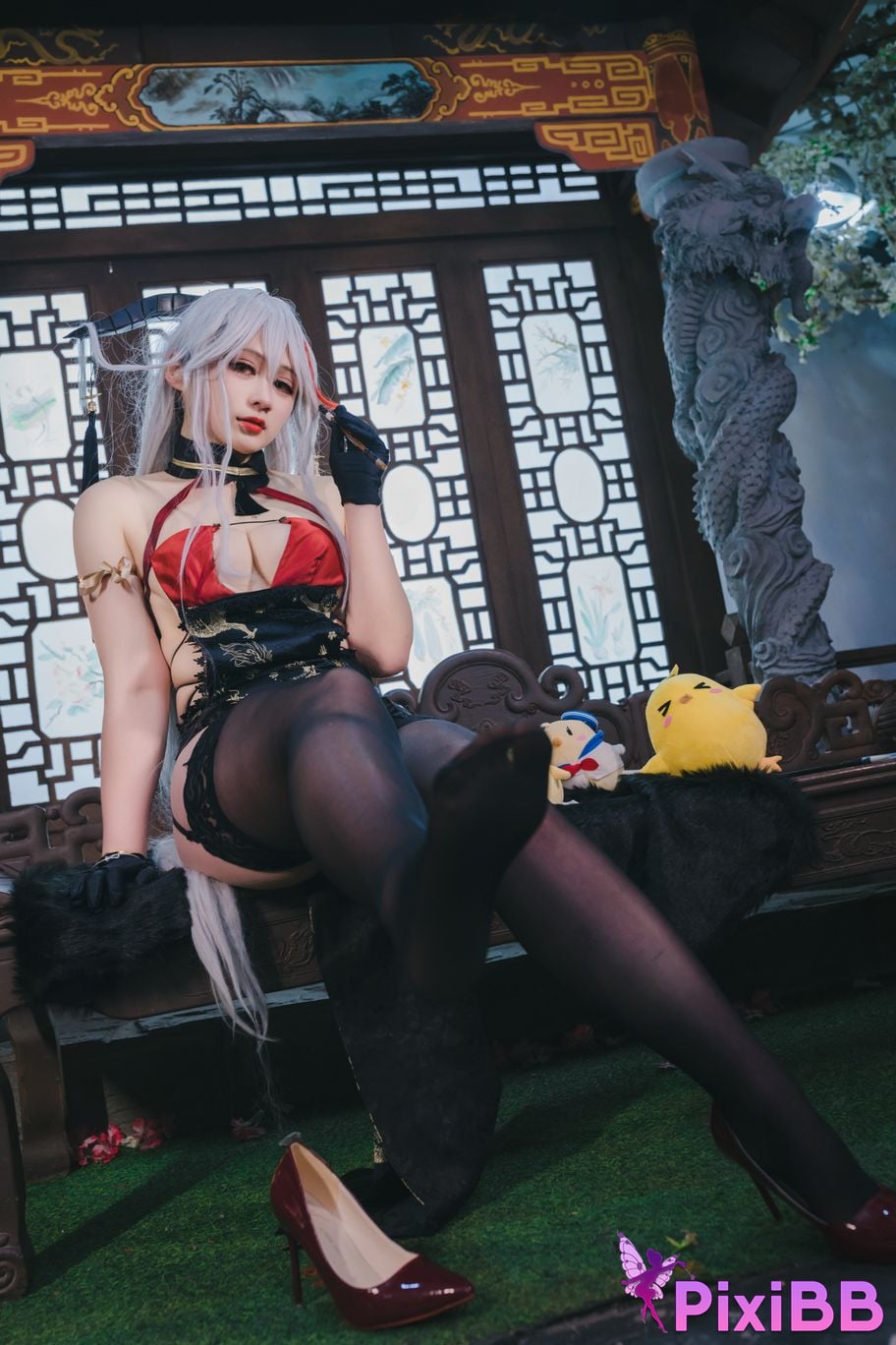 Cosplayer Zyra autumn azur lane Egil PixiBB.COM 011