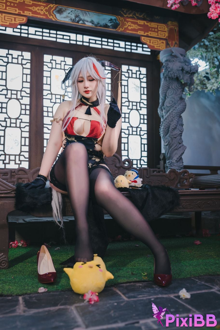 Cosplayer Zyra autumn azur lane Egil PixiBB.COM 013