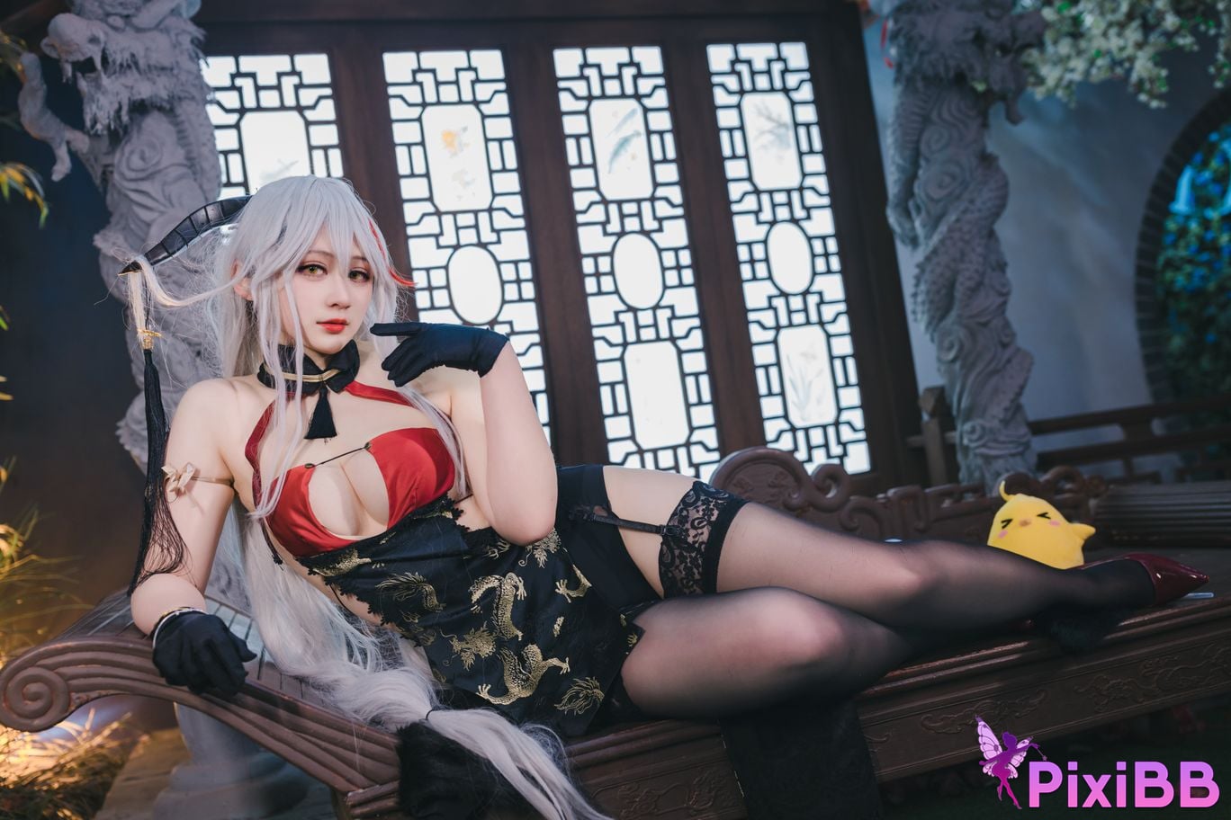 Cosplayer Zyra autumn azur lane Egil PixiBB.COM 017