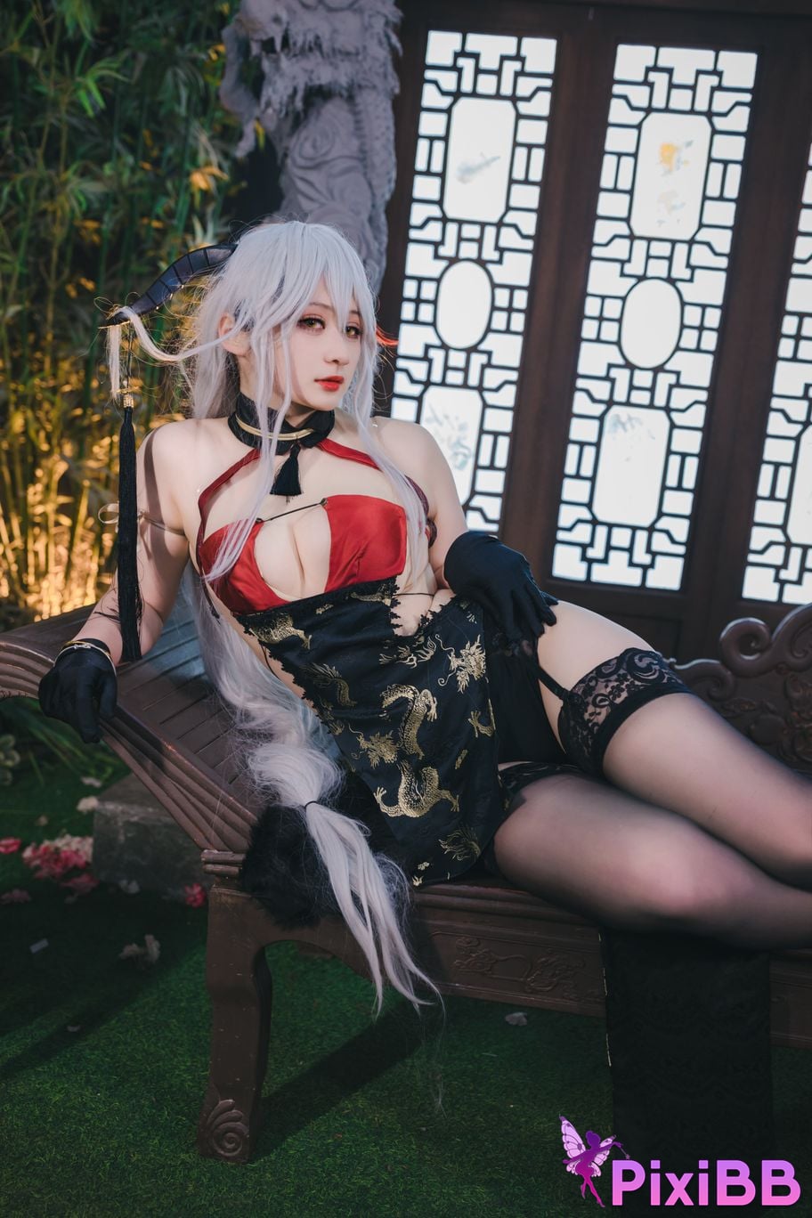Cosplayer Zyra autumn azur lane Egil PixiBB.COM 019