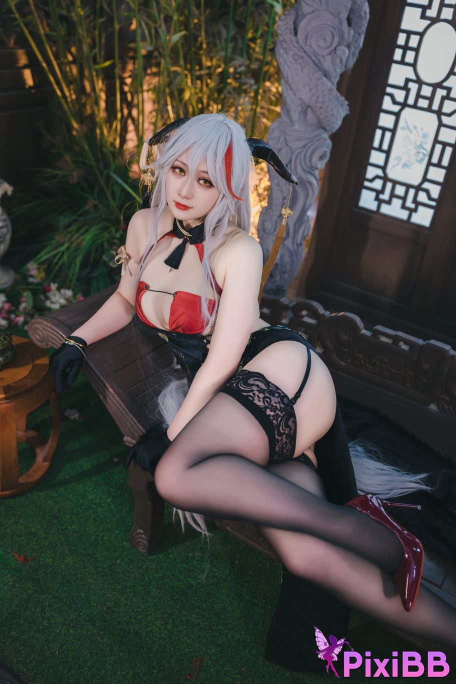 Cosplayer Zyra autumn azur lane Egil PixiBB.COM 022