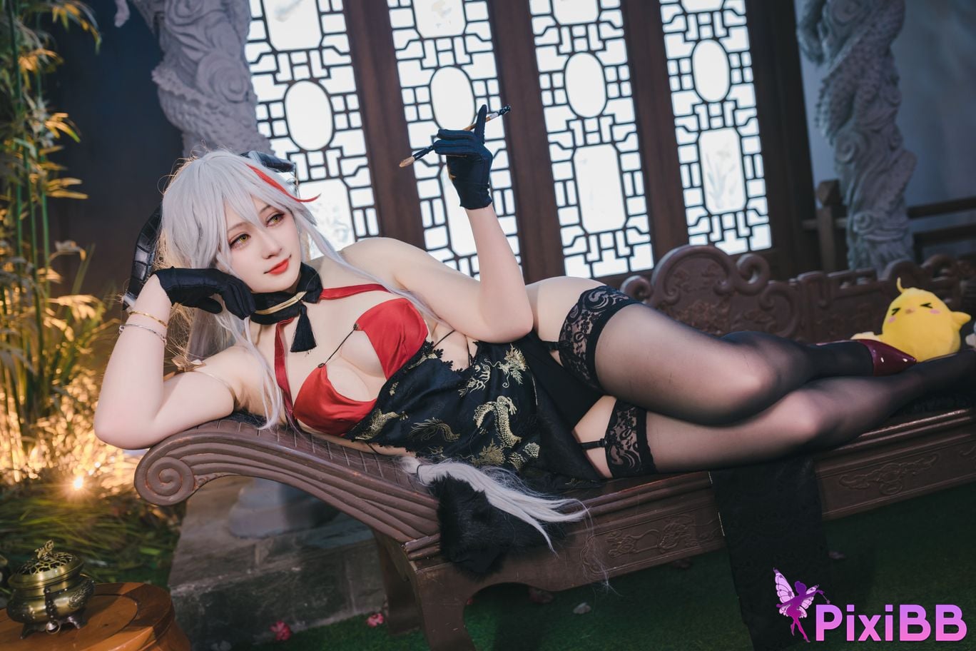 Cosplayer Zyra autumn azur lane Egil PixiBB.COM 024