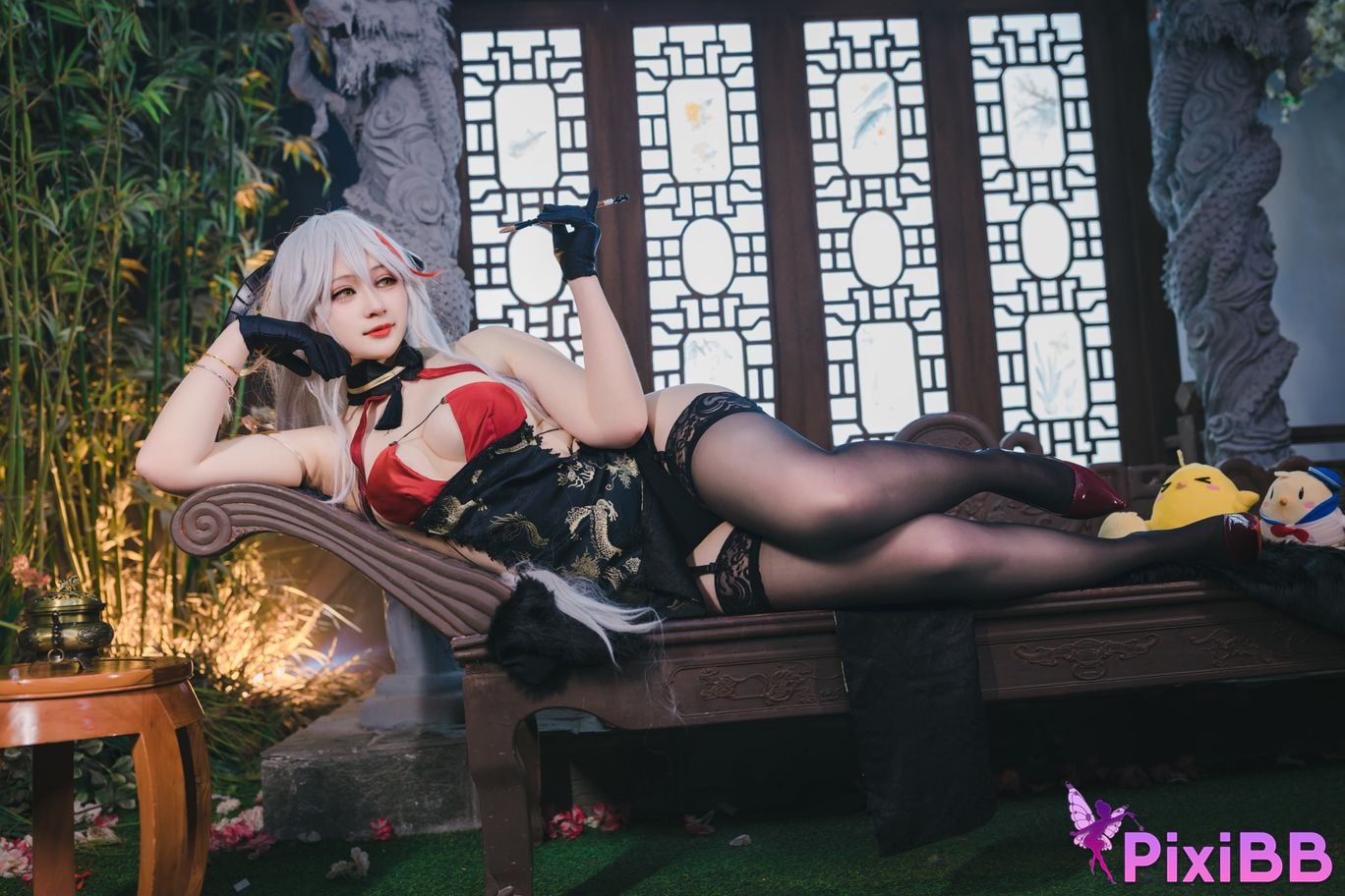 Cosplayer Zyra autumn azur lane Egil PixiBB.COM 026