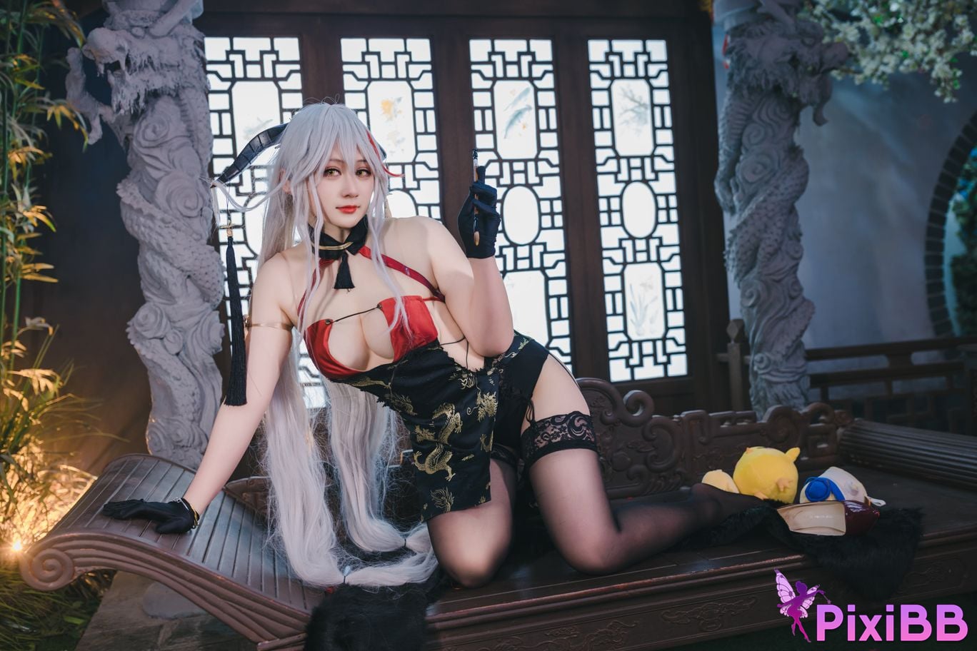 Cosplayer Zyra autumn azur lane Egil PixiBB.COM 031